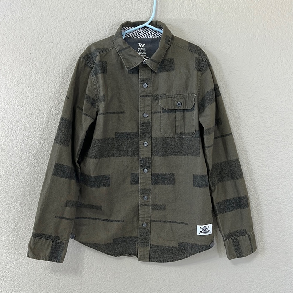 Shaun White Long Sleeve Collard Button Down Shirt Boy